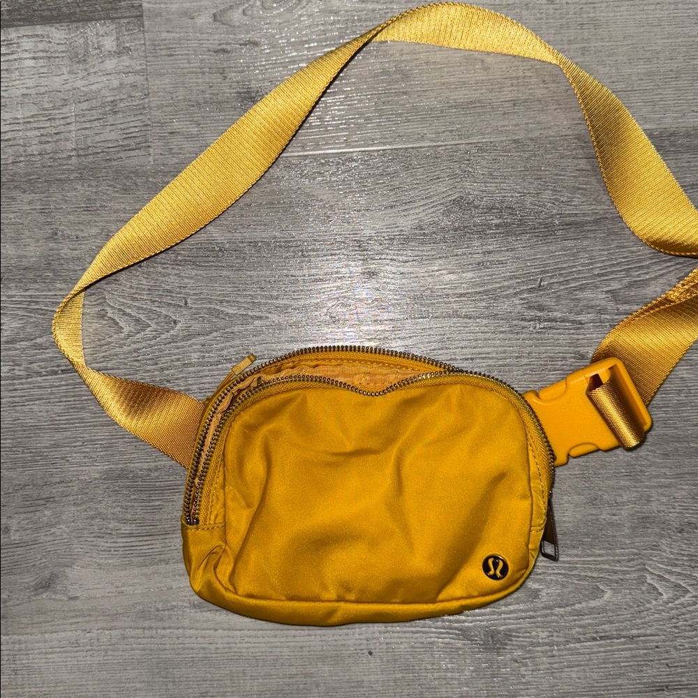 CLOSET CLEANOUT:GONE APRIL 1st -  Lululemon Mustard Belt Bag - LIMITED EDITION